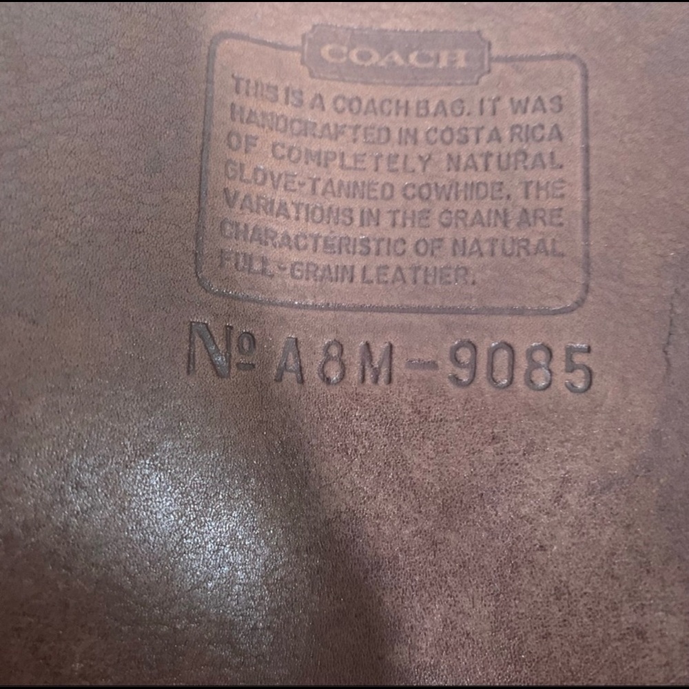 Coach 9085 Duffle Sac Black Large Leather 1990s Vintage Bucket Shoulder Bag - Picture 11 of 14
